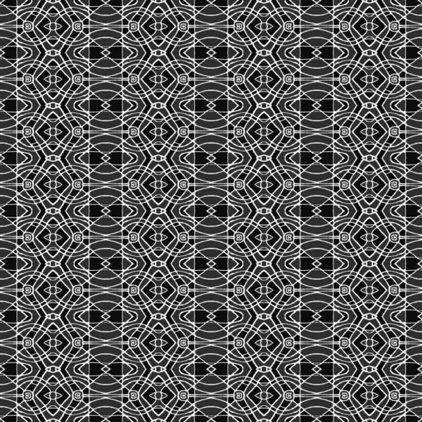幾何学的なエスニックのシームレスなモザイク — ストック写真