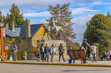 Bariloche Merkezi, Arjantin, turist gurup
