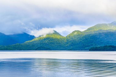 Patagonya manzara, Puyuhuapi, Chile