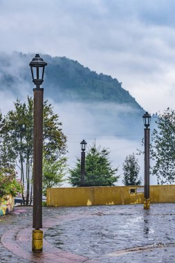 Patagonya manzara, Puyuhuapi, Chile