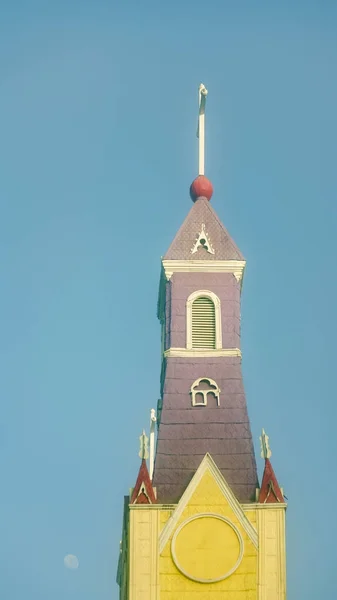 智利 Chiloe 岛木制天主教教堂 — 图库照片
