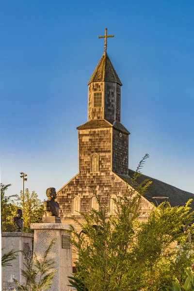 Церковь Ахао, остров Чилоэ, Чили — стоковое фото