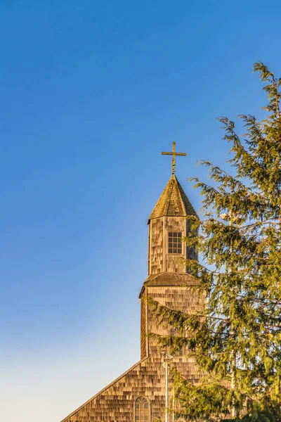 Achao kerk, Chiloe eiland, Chili — Stockfoto