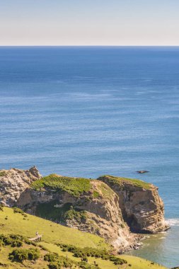 Hava sahil peyzaj sahne, Chiloe, Şili