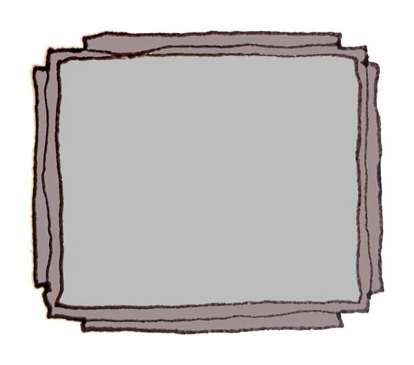 草绘绘图横向框架 — 图库照片