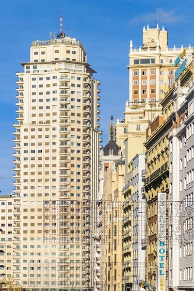 Madrid Modern arkitektur bakgrund — Stockfoto