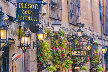 Geleneksel barlar tarihi merkez, Madrid
