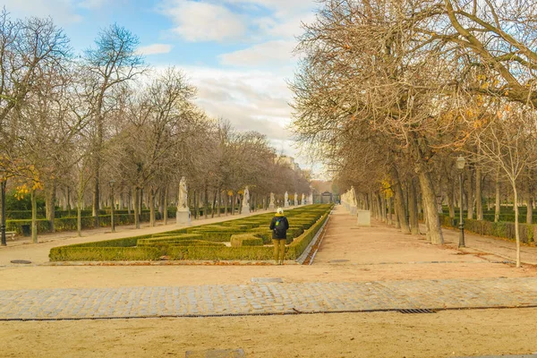 Парк Дель Ретиро, Мадрид, Испания — стоковое фото