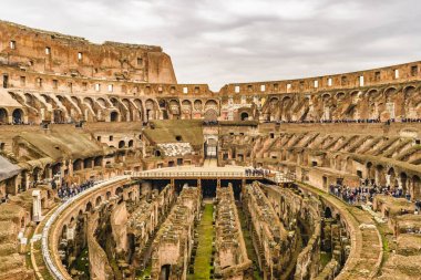 Roma Kolezyum iç görünüm, Roma, İtalya