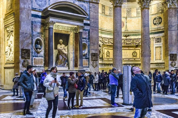 Pantheon Interior View, Roma, Itália — Fotografia de Stock