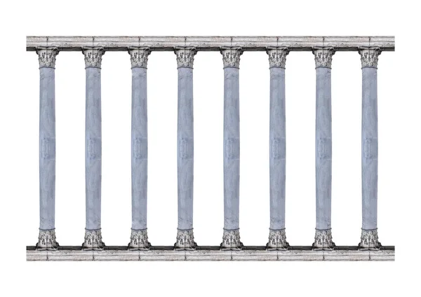 Коринфский орден колонн Изолированное фото — стоковое фото