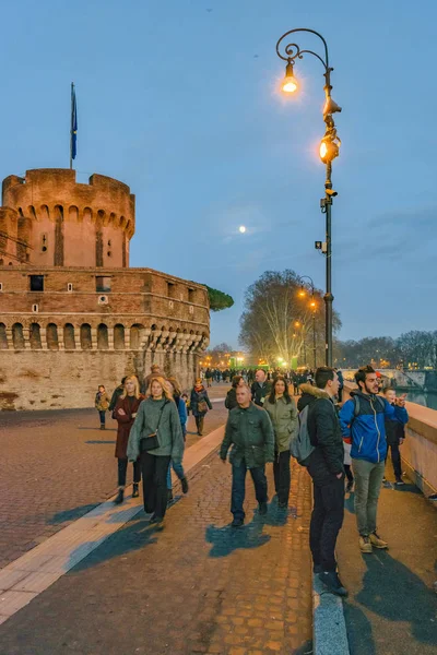 Castelo de Saint Angel, Roma, Itália — Fotografia de Stock