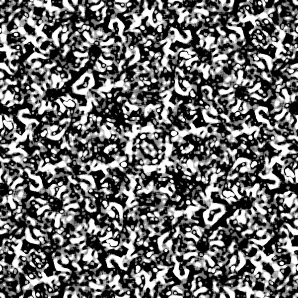 Fekete-fehér absztrakt textúra Seamless Pattern — Stock Fotó