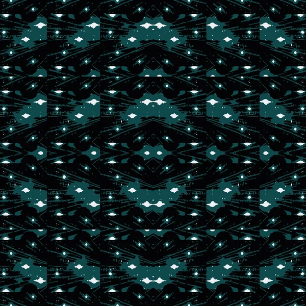 Nahtloses Muster dunkler geometrischer Galaxien — Stockfoto