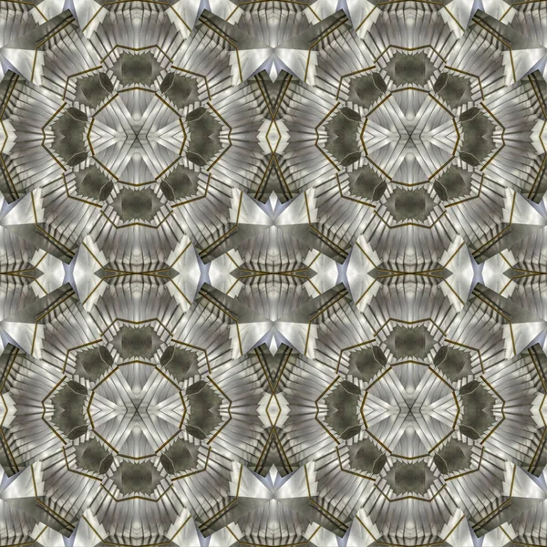 Moderní kaleidoskop Bezešvé Pattern Design — Stock fotografie