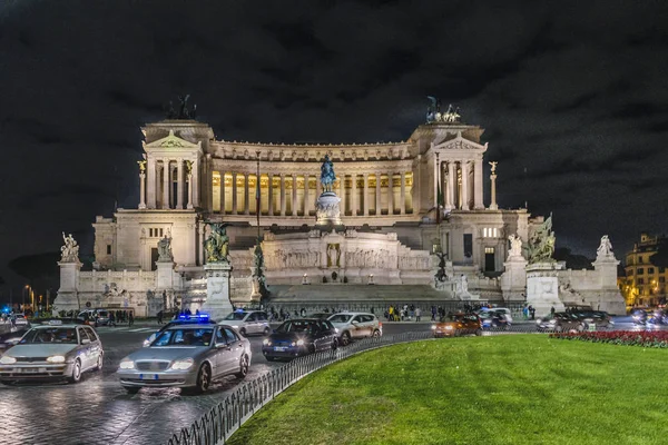 Vittorio Emanuele Monumento, Roma, Itália — Fotografia de Stock