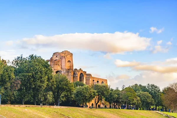 Circus Maximus vnější pohled, Řím, Itálie — Stock fotografie