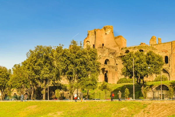 Circus Maximus vnější pohled, Řím, Itálie — Stock fotografie