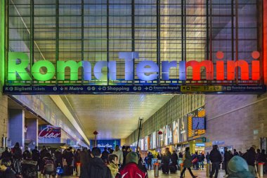 Termini tren istasyonu, Roma, İtalya