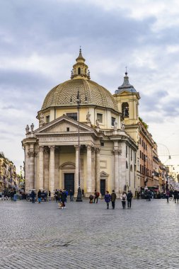 Piazza del Popolo, Roma, İtalya