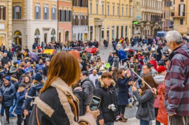 Piazza di spagna, Roma, İtalya