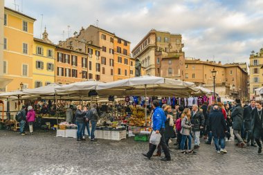 Campo dei Fiori Meydanı, Roma, İtalya