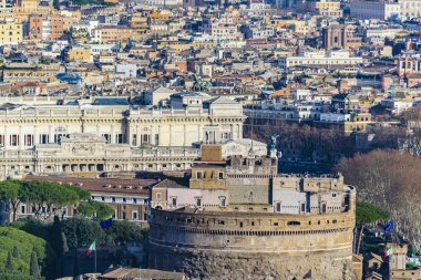 Saint Peter Bazilikası'na bakış açısı, Roma havadan görünümü