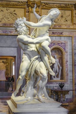 The Rape of Proserpina Bernini Masterpiece clipart