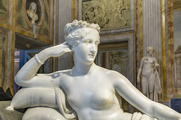 Villa Borghese Gallery Pauline Bonaparte Canova Masterpiece — Stock fotografie