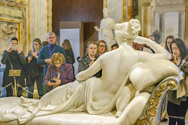 Villa Borghese Galeri Pauline Bonaparte Canova başyapıt — Stok fotoğraf