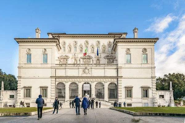 Villa Borghese Müzesi dış görünümü, Roma, İtalya