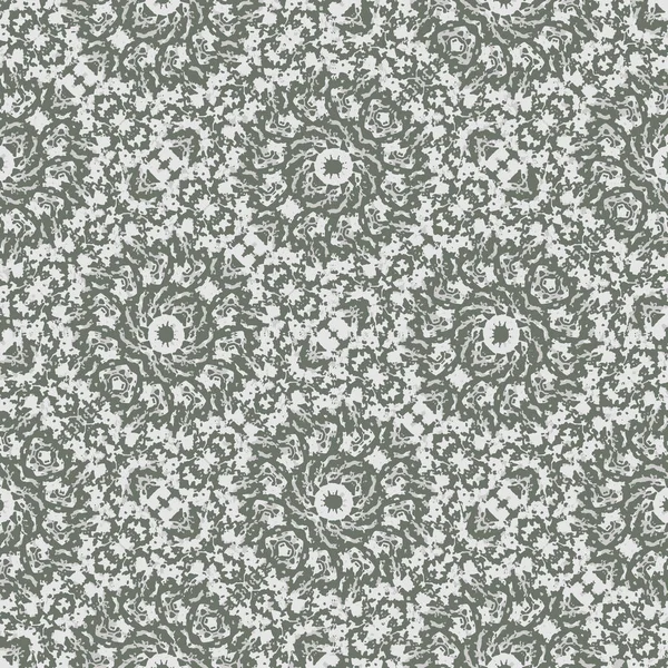 Grey Ornate Decorative Seamless Pattern — Stock Photo, Image