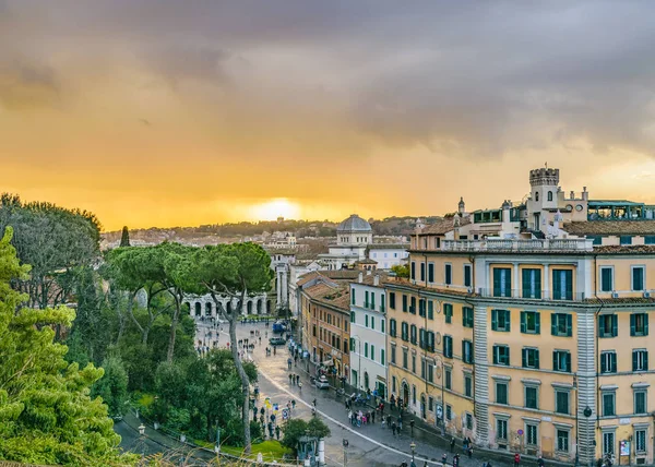 Rome Aerial Cityscape View From Campidoglio — Stock Photo, Image