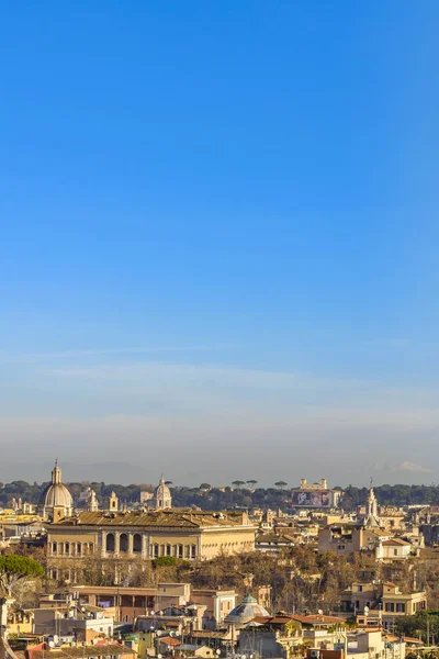 Rome Cityscape Aerial View from Trastevere Hill — Stock Photo, Image