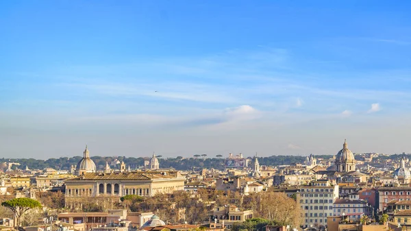 Rome Cityscape Aerial View from Trastevere Hill — Stock Photo, Image
