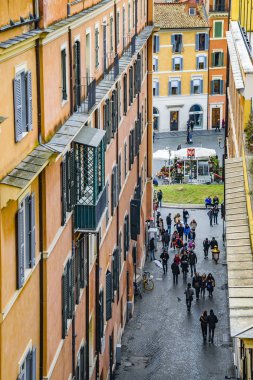 Hava kentsel Cityscape, Roma, İtalya