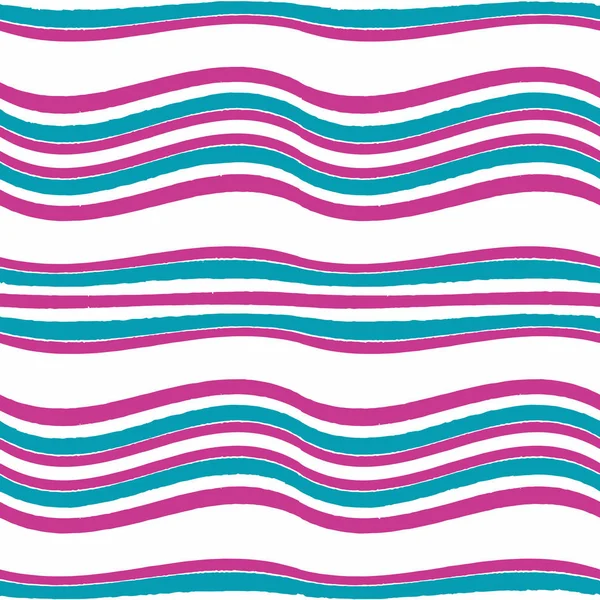 Colorful Wavy Stripes Seamless Pattern — Stock Photo, Image