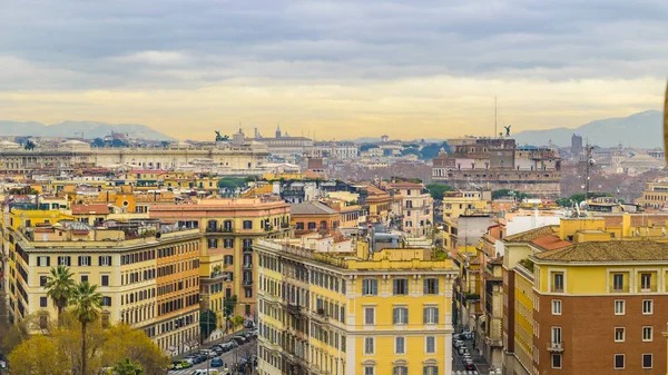 Roma Vista Aérea Desde el Punto de Vista del Musuem Vaticano — Foto de Stock