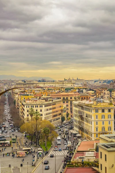 Rome Aerial View From Vatican Musuem Viewpoint — Stock Photo, Image