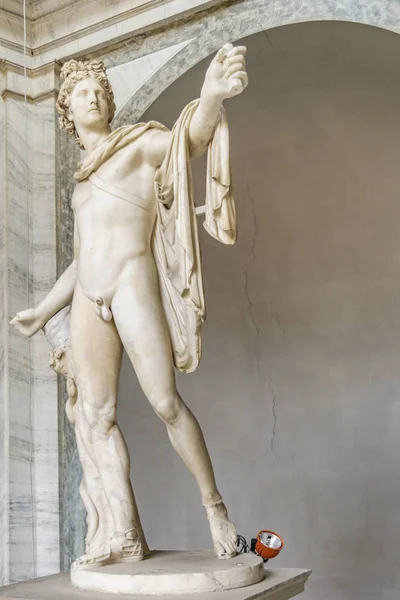 Apolo di Belvedere skulptur — Stockfoto