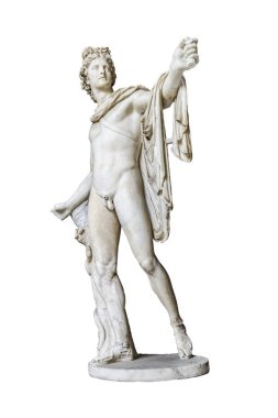 Yunan ünlü heykel izole fotoğraf