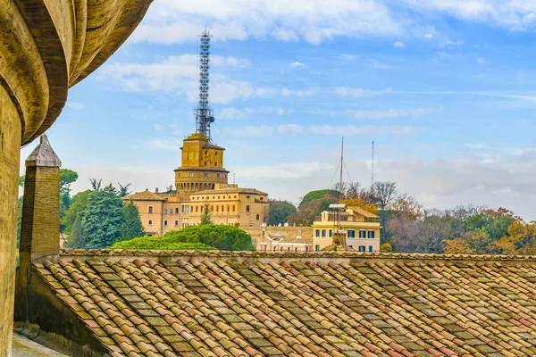 Letecký pohled na panoráma města Řím — Stock fotografie