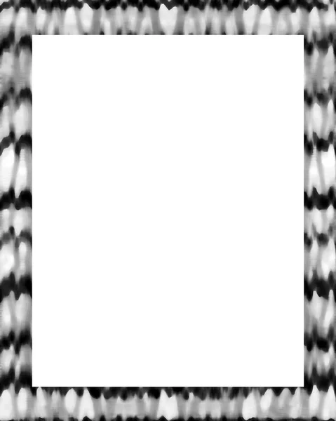 Biała ramka z urządzone granic — Zdjęcie stockowe
