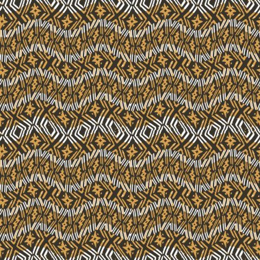 Modern dalgalı geometrik desen