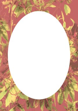 Daire çerçeve arka plan ile dekore edilmiş sınırları