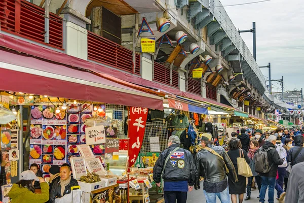 Ameyayokocho Markt, Tokio, Japan — Stockfoto
