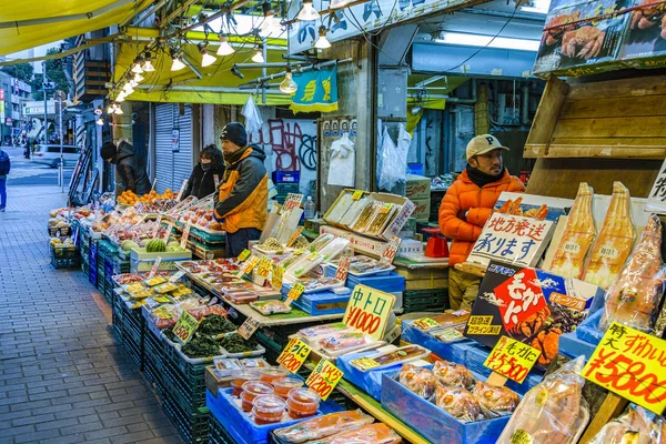 東京都アメ横町市場 — ストック写真