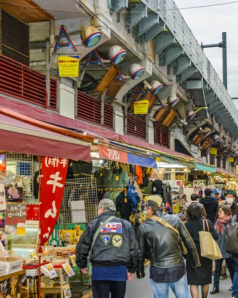 東京都アメ横町市場 — ストック写真