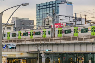 Tokyo, Taito Bölgesinde Yüksek Demiryolu
