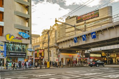 Taito Bölgesi Şehir Sahnesi, Tokyo, Japonya